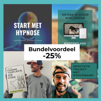 Bundelvoordeel: Meditatie + Hypnose + Hoger Doel + Boek